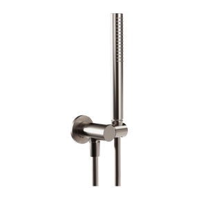 Blaufoss Round set douchette avec coude raccordement 1 fonction de jet Brushed CoolMetal