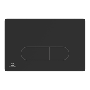 Oleas M1 bedieningspaneel Mat Zwart voor Ideal Standard ProSys inbouwreservoir