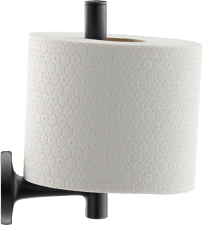 Duravit Starck T porte-rouleau de papier toilette noir mat