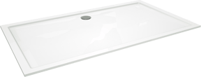 Villeroy & Boch Futurion Flat douchebak 160 x 90 cm quaryl Hoogglans Wit