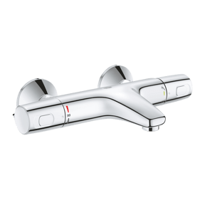 Grohe Precision Trend Opbouw badkraan thermostatisch glanzend chroom