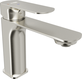 Blaufoss Bodan EcoStart robinet de lavabo standard Brushed Coolmetal