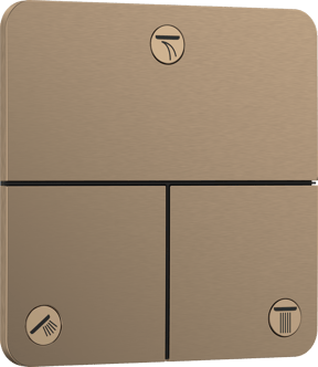 Hansgrohe Showerselect Comfort Q inbouw mengkraan Brushed Bronze
