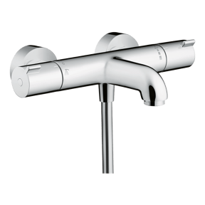 Hansgrohe Ecostat 1001 CL Thermostat-Badewannenarmatur: Chrom Glänzend