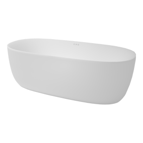 Luca Varess Bolla Whirlpool: Oval, mit Luftdüsen, 180 x 80 cm, Acryl, Weiß matt