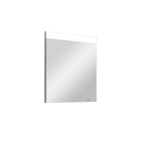 Storke Lucera Badspiegel mit Beleuchtung: Rechteckig, 60 x 70 cm, mit Anti-Beschlag Spiegelheizung