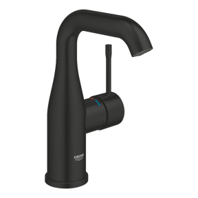 Grohe Essence M-Size Waschbecken Armatur: Schwarz matt