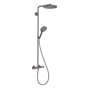 Hansgrohe Raindance S240 opbouw regendoucheset thermostatische kraan Brushed Black Chrome