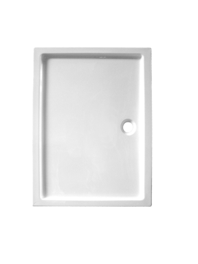 Linie Mango douchebak 140 x 90 cm acryl glanzend wit