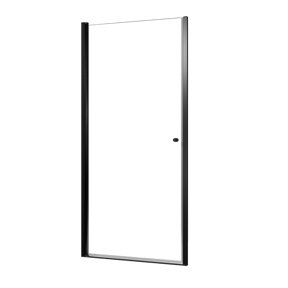 Luca Varess Kuresa douche draaideur 95 x 200 cm helder glas mat zwart profiel