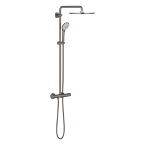 Grohe Euphoria System 310 thermostatische regendoucheset Brushed Hard Graphite