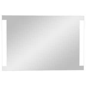 Linie Lunar rechthoekig badkamerspiegel 120 x 80 cm met spiegelverlichting