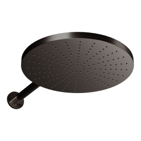 BLAUFOSS Nola 300 Hoofddouche rond 30 cm met wand douchearm Brushed GunMetal