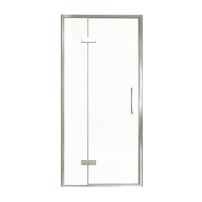 Balmani Senses Design douche draaideur links 100 cm x 210 cm Helder glas, Chroom profielen