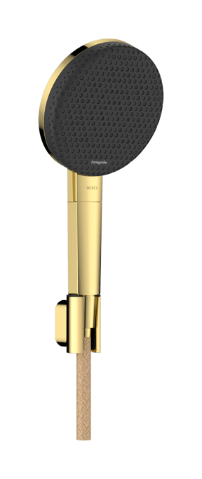 Hansgrohe Raindance Alive Select S 125 Handbrause-Set 3 Strahlfunktionen Polished Gold Optic