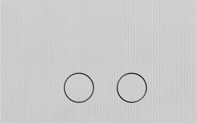 Perola Ribs bedieningspaneel Mat Wit voor UP320 of UP720 inbouwreservoir