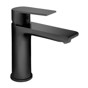 Blaufoss Jason EcoStart Standard-Waschbecken Armatur: Schwarz matt