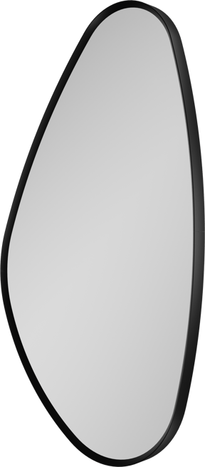 Balmani Auro organische toiletspiegel zwart 35 x 60 cm