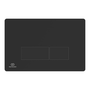 Oleas M2 bedieningspaneel Mat Zwart voor Ideal Standard ProSys inbouwreservoir