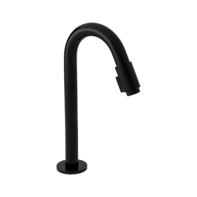 Blaufoss Ottawa robinet de lave-mains haut Noir Mat