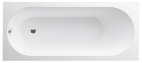 Villeroy & Boch Oberon baignoire encastrable simple 170 x 75 cm quaryl Blanc Brillant
