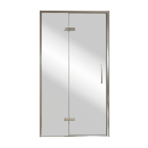 Balmani Senses Design porte pivotante à gauche 120 cm x 210 cm verre Miroir Reflex, Profil chrome