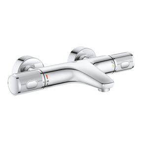 Grohe Grohtherm 1000 Performance Thermostat-Badewannenarmatur: Chrom glänzend