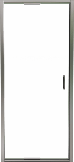 Luca Varess Vidor In douche draaideur 90 cm x 190 cm Helder glas glanzend chroom profiel