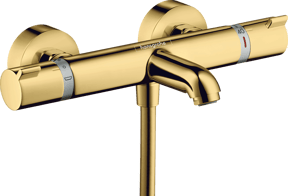 Hansgrohe Ecostat Comfort Thermostat-Armatur Badewannenarmatur Polished Gold Optic