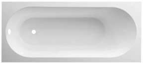 Villeroy & Boch Oberon baignoire encastrable simple 180 x 80 cm quaryl Blanc Brillant