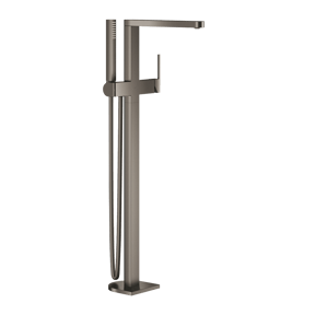 Grohe Plus vrijstaande badmengkraan met douchekop Brushed Hard Graphite