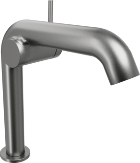 Blaufoss Round M EcoStart Standard-Waschtischarmatur Brushed GunMetal