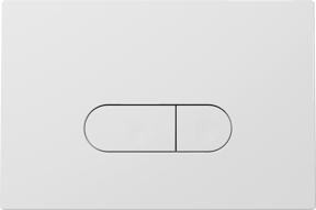 Riana Betätigungsplatte: Weiß Glänzend, für Geberit Duofix UP100 Einbauspülkasten