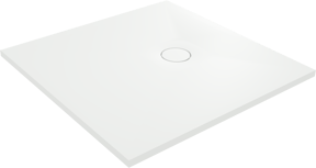 Balmani Lago receveur de douche 100 x 100 cm Solid Surface blanc mat