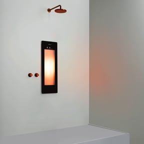 Sunshower One S Infrarot Unterputz black