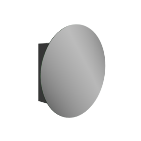 Storke rond spiegelkast 75 x 75 cm mat zwart