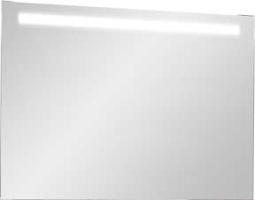 Storke Lucio rechthoekig badkamerspiegel 100 x 65 cm met spiegelverlichting en anti-damp