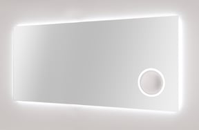 Balmani Giro miroir rectangulaire lumineux et anti-buée 150 x 70 cm