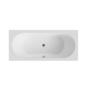 Luca Varess Rosala Whirlpool mit Luftsystem Einbaubadewanne 180 x 80 cm Acryl Weiß Glänzend