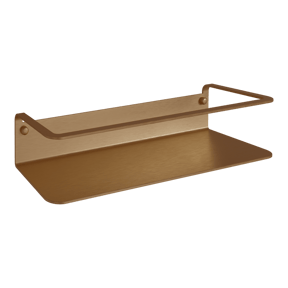 Blaufoss Tika Einzel-Shampoohalter mit Wandhalterung, Brushed Rosegold