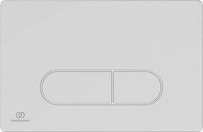 Oleas M1 bedieningspaneel Mat Chroom voor Ideal Standard ProSys inbouwreservoir