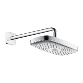 Hansgrohe Raindance Select E 300 Regendusche Duschkopf: Rechteckig, Wandmontage, 30 cm, Chrom Glänzend