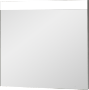 Storke Lucera Badspiegel mit Beleuchtung: Rechteckig, 75 x 70 cm, mit Anti-Beschlag Spiegelheizung