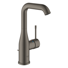 Grohe Essence L-Size wastafelkraan Brushed Hard Graphite