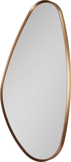 Balmani Auro organische toiletspiegel Brushed Rosegold 35 x 60 cm