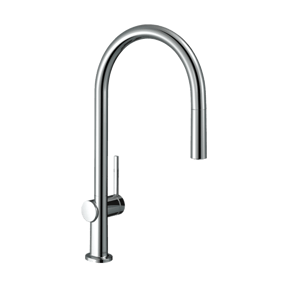Hansgrohe Talis M54 210 keukenkraan met uittrekbare sproeikop chroom