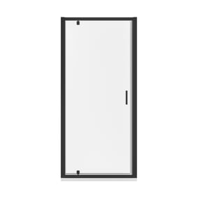 Luca Varess Vidor douche draaideur 90 x 190 cm helder glas mat zwart profiel