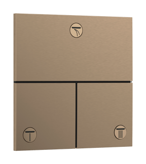 Hansgrohe Showerselect Comfort E inbouw mengkraan Brushed Bronze