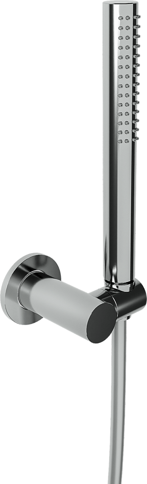 Blaufoss Round handdoucheset 1 functie chroom