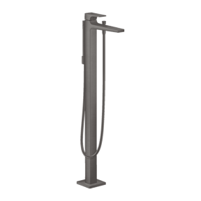Hansgrohe Metropol Robinet de baignoire îlot mitigeur Brushed Black Chrome set douchette incl.